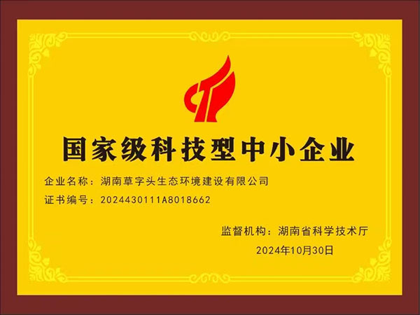 國家級(jí)科技型中小企業(yè)